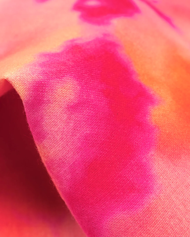 Pink Tie & Dye Printed Jacket For Women's