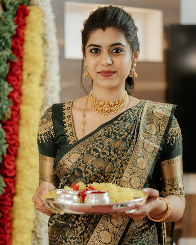 Wedding Wear Mysore Silk Saree For Women's